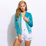 Zipper Women Neck Fashion