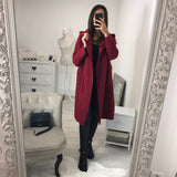 Fashion Autumn Women Hooded Long