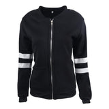 Neck O Casual Black Zipper Print Women