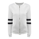 Neck O Casual Black Zipper Print Women