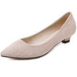 2019 New Suede Party Low Heels