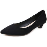 2019 New Suede Party Low Heels