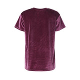 Women New Fashion Velvet Tee Shirt
