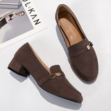 2019 Spring Women Pumps Metal Decoration