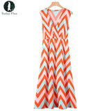 2019 Fashion Women Summer Beach  Midi Dress